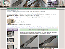 Tablet Screenshot of cuchillo-japones.com